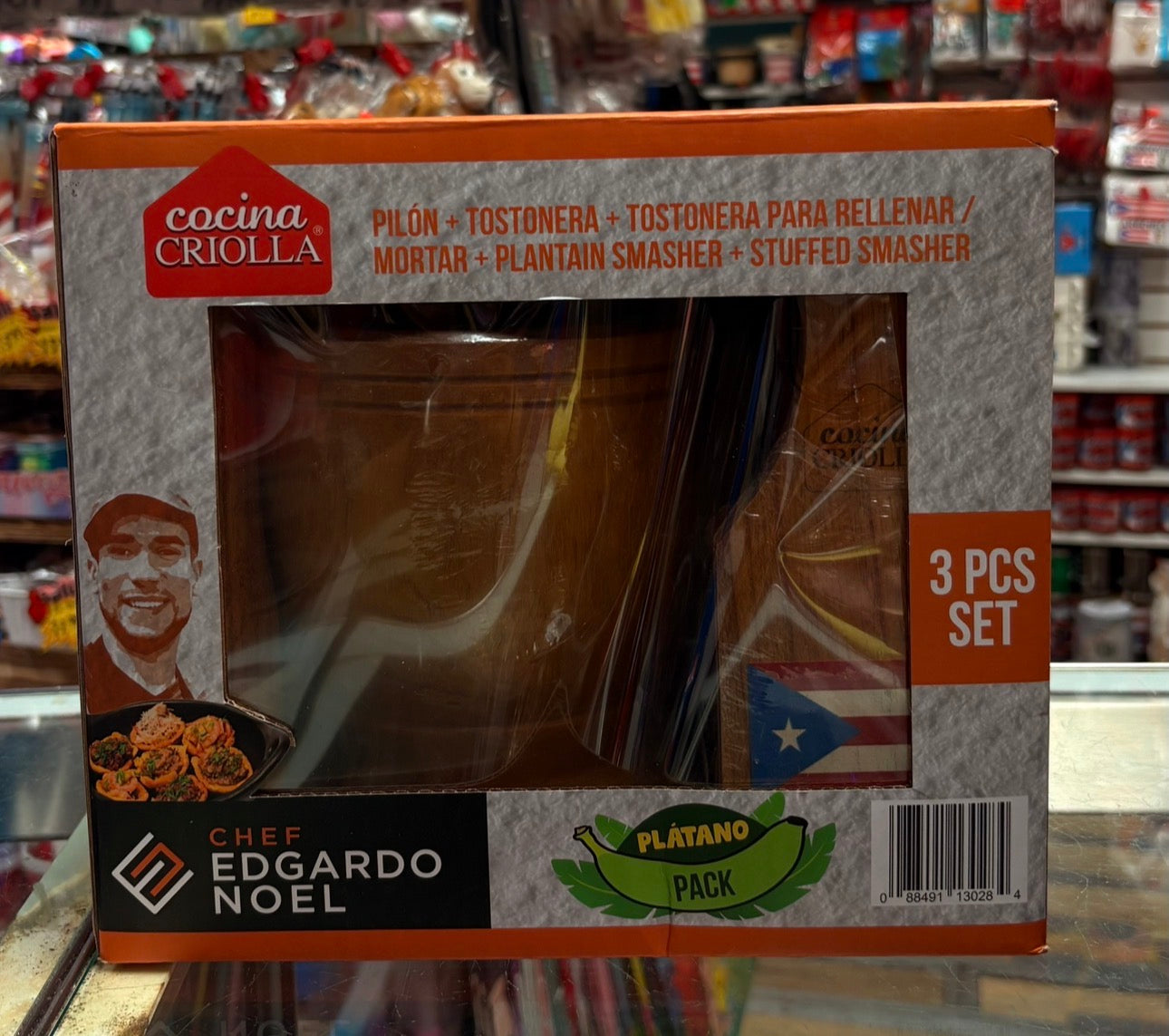 SET DE 3 cocina criolla pilón tostoneras
