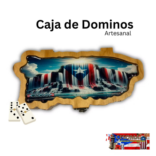 Caja de Dominós Artesanal